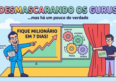 Mais uma prova de que estes Gurus online, fazem afirmações para levar sua grana